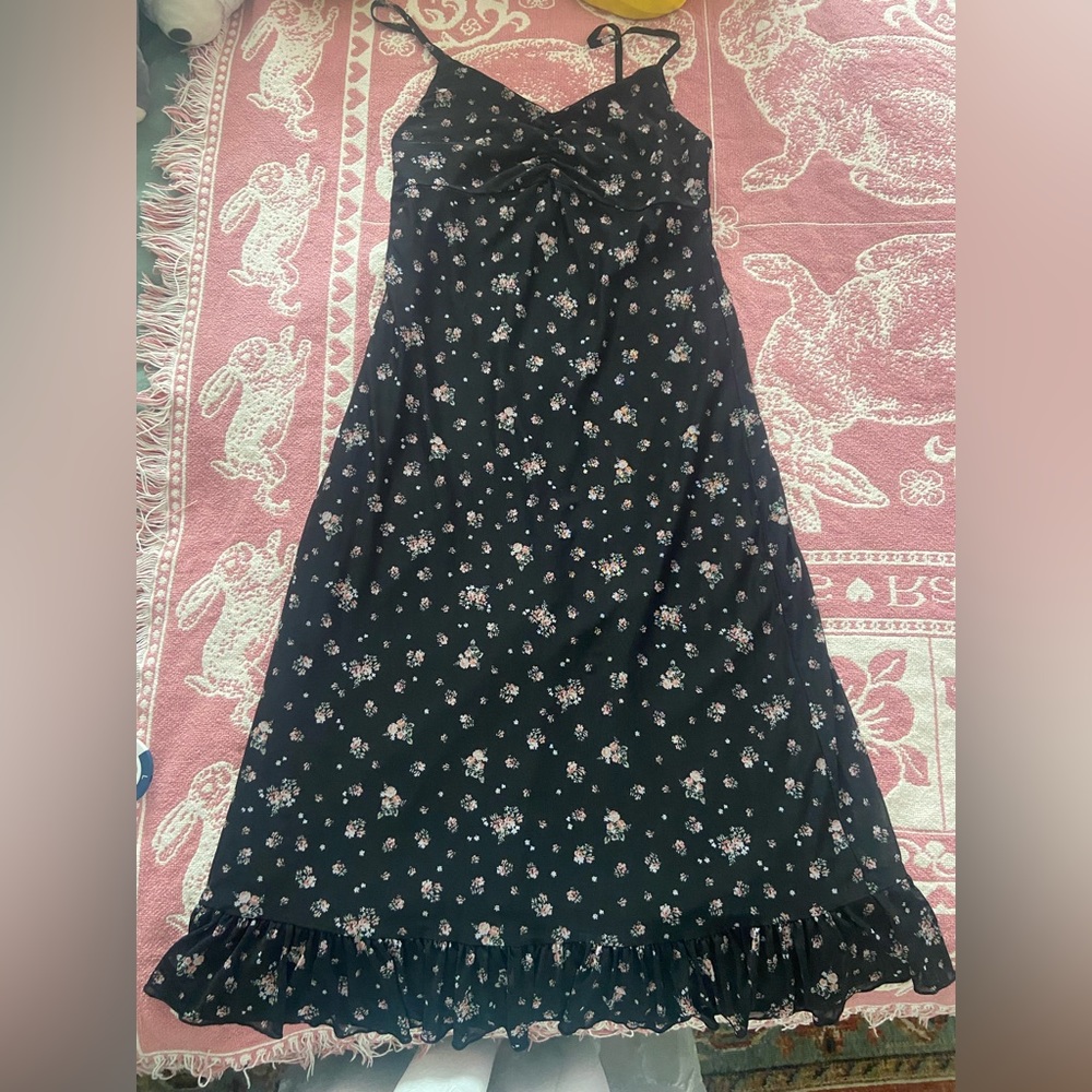 Black Floral Dress